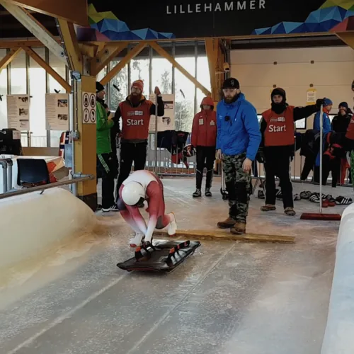 Latvia’s junior skeleton team triumphs in the European Cup round!